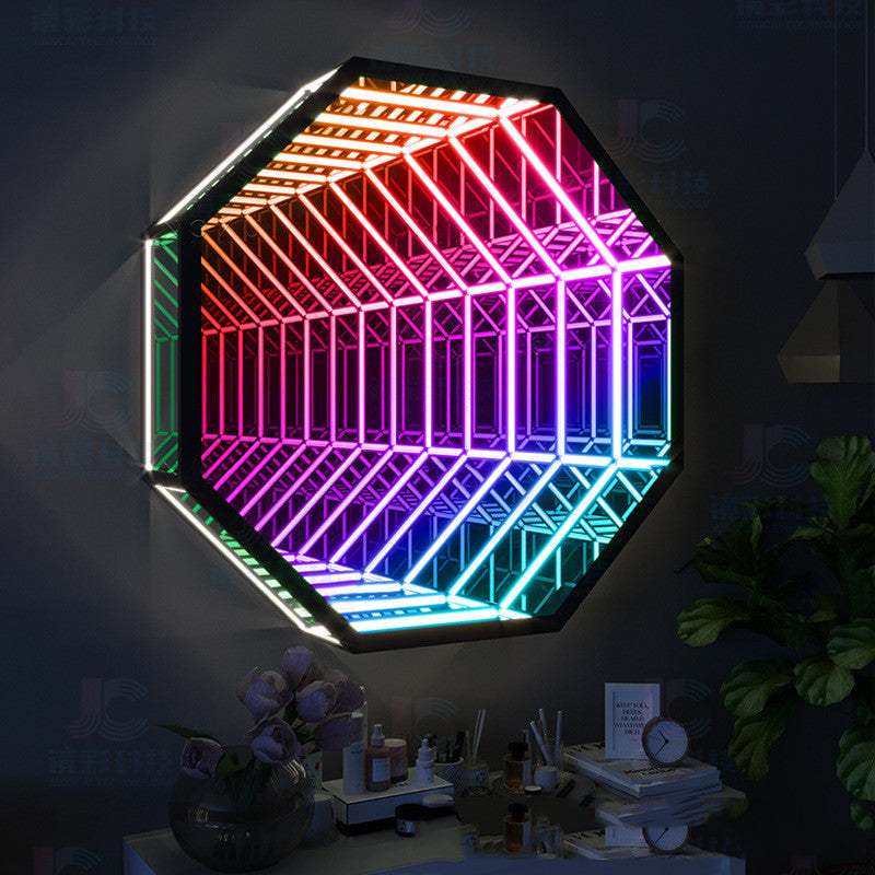 Mirror Colorful Wall