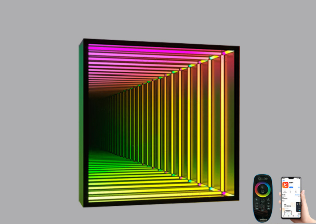 Mirror Colorful Wall