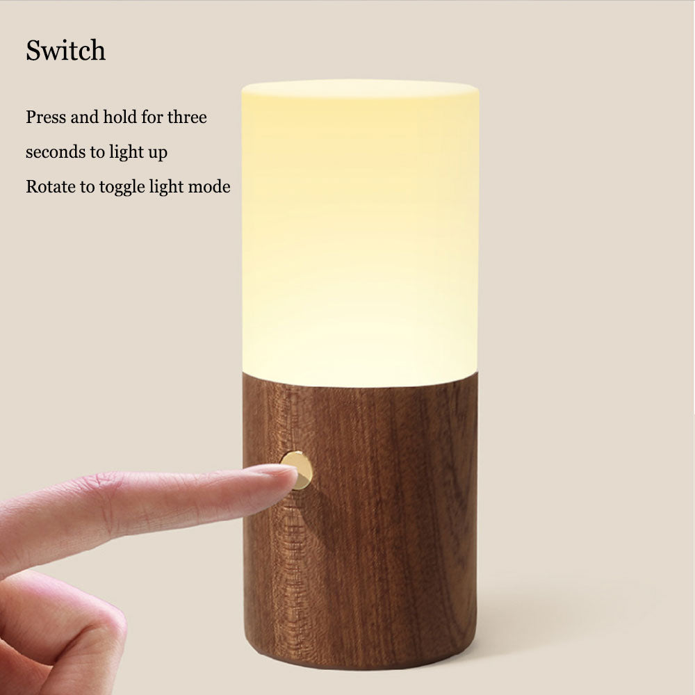 Wooden Desk Lamp