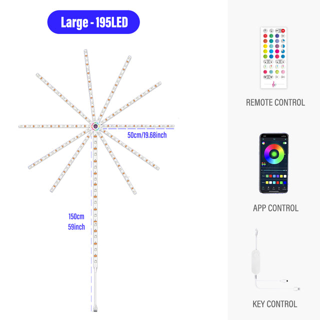 LED Fireworks Light